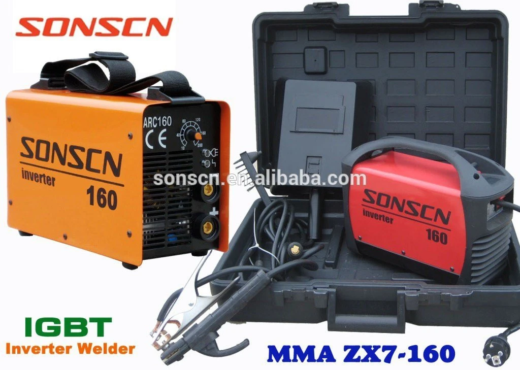 SONSCN inverter mma welder arc welding machine 220V for 4.0mm electrode welding E7018.E6013.E6010.E6011