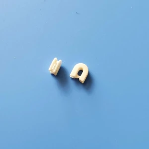 Special Shape Textile Ceramic Parts Ivory 99% Alumina Textile Ceramic Parts