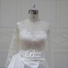 Special Tailor-made bridal gown gorgeous with satin&amp;veil fabric wedding gown