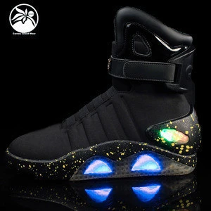 sports Led Light shoes USB Charging LED Flashing high top sneakers