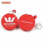 sports outdoor eva keyring car door personalized cheap promotional gifts custom shape floating keychain logo