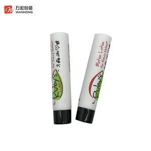 Squeeze Tubes Packaging Soft Plastic Round Cosmetics Flexible Tube