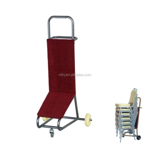 stacking banquet chair trolley, chair loading trolley cart