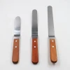Stainless Steel Cake Spatula with Wooden Handle Cake Decorating Tools