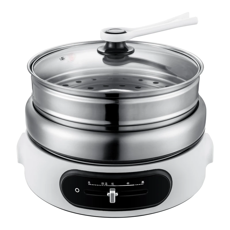 Stainless Steel Cooker Steamer Electric hotPot 5 in 1