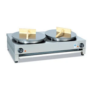 stainless steel double head electric crepe maker DE-2