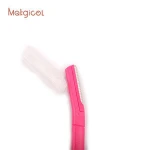 stainless steel + PS Material women facial hair trimmer/eyebrow razor blade makeup shaper razor trimmer/eyebrow razor remover