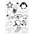 Import Star animal cute children paper craft card making clear stamp from China