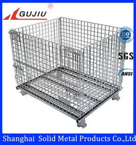 storge equipment rolling metal storage cage