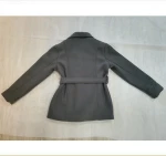 stylish kid's coats children button long faux woolen little boys' jacket