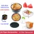 Import Suitable for 3.7-5.8 QT air fryer 7 / 8 inch air fryer accessories 7-piece set baking bread basket pizza double layer grill from China