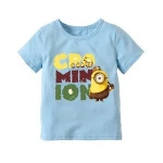 summer cartoon animal letter boy printed short sleeve baby t shirts