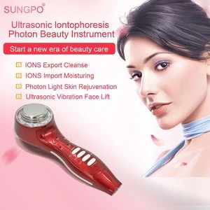 SUNGPO Handheld Ultrasonic IONS Light Photon Beauty Equipment 11 Years Experienced R&D Manufacturer
