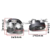 SYPES exhaust tip for Audi RS6 carbon fiber exhaust tip RS3 muffler tip RS4 RS5  RS7  A3 A4 A5 A6 A7  exhaust pipe