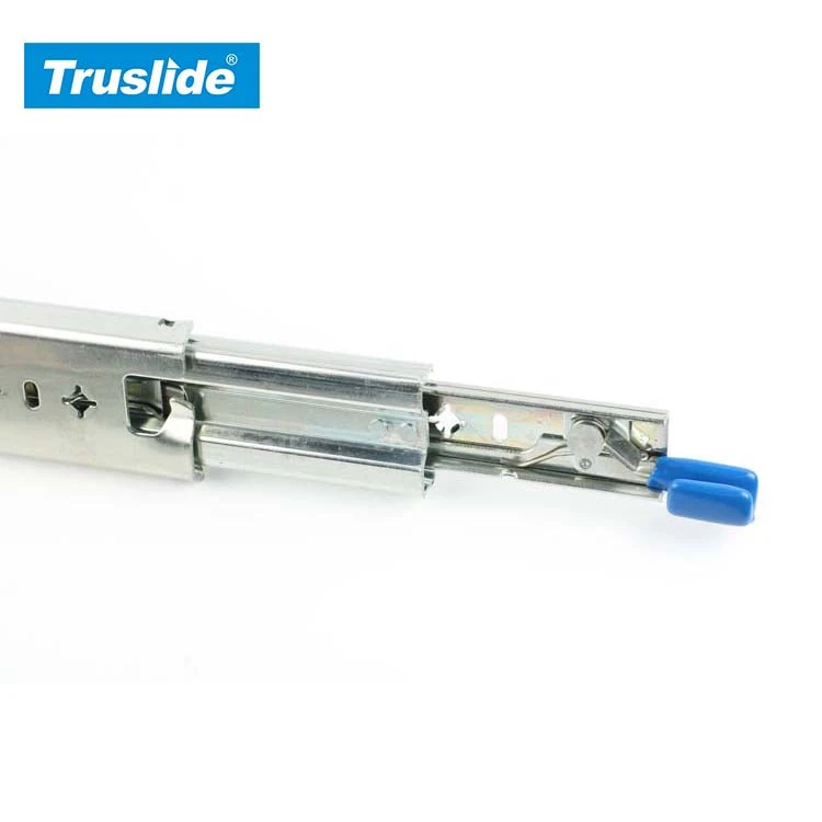 TH2053LK height heavy duty ball bearing roller slide with  locking full extension drawer slide	 heavy duty linear slide rails