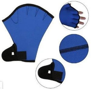 The water sport training swimming gloves