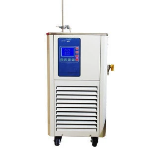 Thermostatic heated 99 degree water system industrial chiller / refrigerated circulating chiller