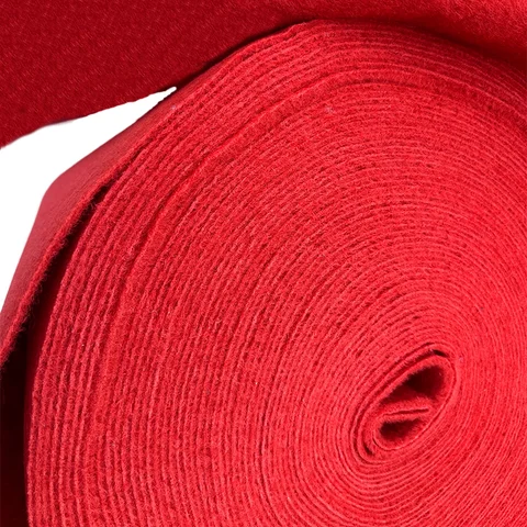 Buy Thick Red Carpet With Anti-slip Backing Pvc Rubber Bottom For ...