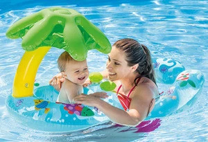 Thicken grade pvc summer beach pool water playing customize baby adult inflatable swim ring