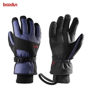Three layer warmest winter full finger work glove for best