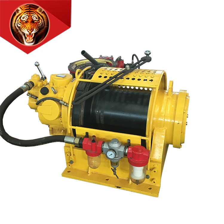 Tiger Rig Manufacturers 0.5ton 120m QJ0.5/120A Rope Pneumatic Air Winch for Workover Rig