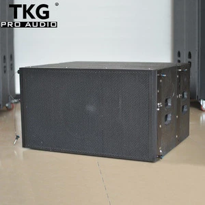 TKG KARA S218 1600watt performance stage array line subwoofer line array 18 inch dual subwoofer 2x18