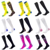 TKing Custom Polyester Black Anti-slip Men Cycling Football Sport 20-30 mmhg Athletic Compression Socks