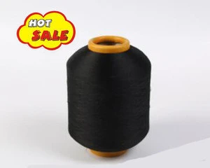 Top quality white/black spandex covered yarn for weaving