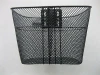 top-selling black bike basket steel wire/good quality strong bicycle front basket for sale