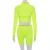 Import Top Selling Casual Candy Color Zipper Collar Crop Top And Short Pant Women Outfit Two Piece Jogger Set from China