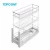 Import TOPCENT kitchen cabinet accessories stainless steel 3 layers kitchen pull out wire basket from China