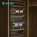 Topcent modern wardrobe accessories 360 degree revolving large storage capacity shoe rack