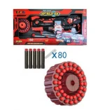Toy gun that shoots soft plastic bullets top quality shooting game for children