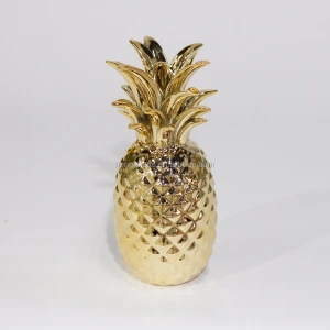 trending Pineapple Shape Ceramic Home Decoration