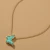 Import Trendy Personalized 18k Beads Chain Green Opal Acrylic Butterfly Pendant Necklace Women Jewelry from China