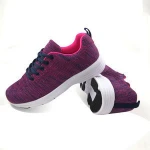 Unisex Diabetic shoes fly-knit upper EVA + rubber outsole hiking shoes