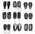 Import Universal Car Auto Alarm Remote Central Keyless Entry System with Power Window Output and Siren,Learning & hoping code from China