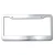 Import USA aluminum license plate frame for usa size US car license plate frame custom car plate from China