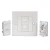 Import USA UK 1port 2port 3port 4port RJ45 Face Plate White Network Keystone 120 America Faceplate 6 Port Wall Plate from China