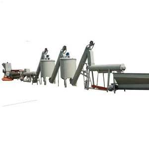 Used plastic washing plastic recycling granulating production line,plastic recycling line