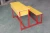 Import used student desks combo double old primary school furniture wooden cheap student desk chair from China