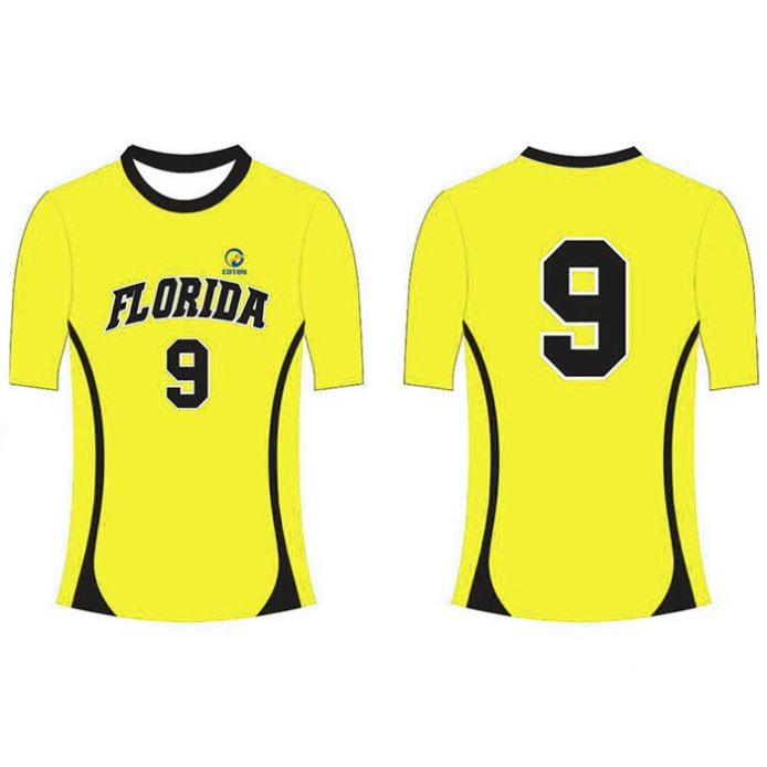 V Neck Full Sublimated Printed Team Wear Volleyball Jersey