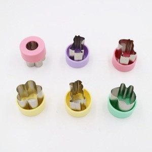 Vegetable Cutters Shapes Set  Cookie Cutters Mold Fruit Pie Crust Biscuit Presses Cutters Stamps for Kids Food Making