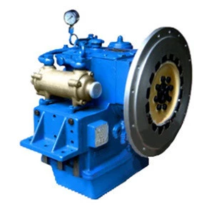Vertically offset and one-stage transmission small volume marine gearbox MB170