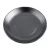 Import W7009 9&quot; Kitchen Plastic Decorative Customized Logo Reusable Matte Black Dinner Melamine Plate Sets Dinnerware Charger Storage from China