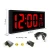 Import wall clock with temperature display for home decoration luxury wall clock from China