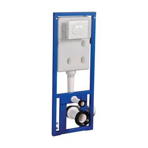 Wall hung toilet flush valve cistern block concealed inwall water toilet cistern