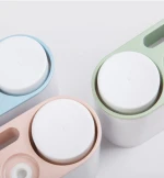 Wall-mounted automatic toothpaste dust-proof toothbrush holder