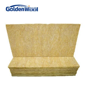 Wall Water Fire Sound Proof Heat Insulation Rock Wool Board Material Price