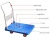 Import warehouse material  trolley handle folding platform trolley from China